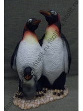 Подробнее о отзывы о Ландшафтная фигура Пингвины семья  (ПР150)