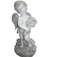 Подробнее о Ландшафтная фигура Ангел с букетом(ФП 213)