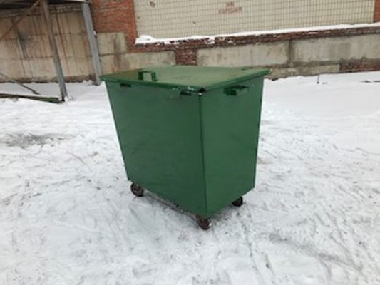 Контейнер металлический для мусора  0.8 куб